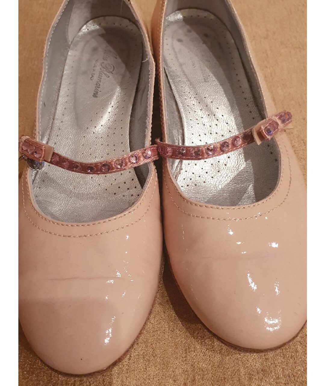 MISS BLUMARINE Розовые туфли из лакированной кожи, фото 2