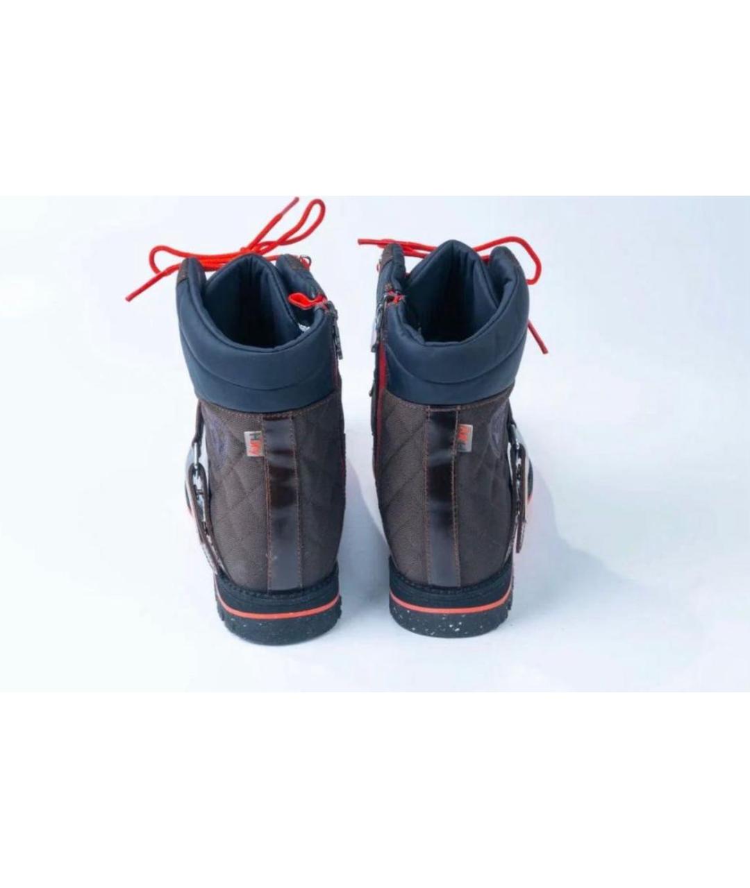 ROSSIGNOL Коричневые кожаные ботинки, фото 4