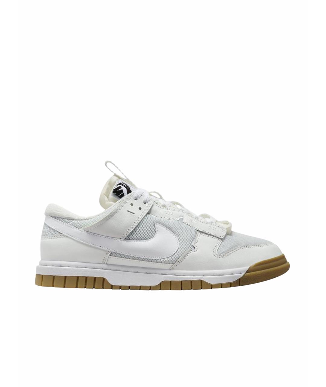 NIKE Белые кожаные низкие кроссовки / кеды, фото 1