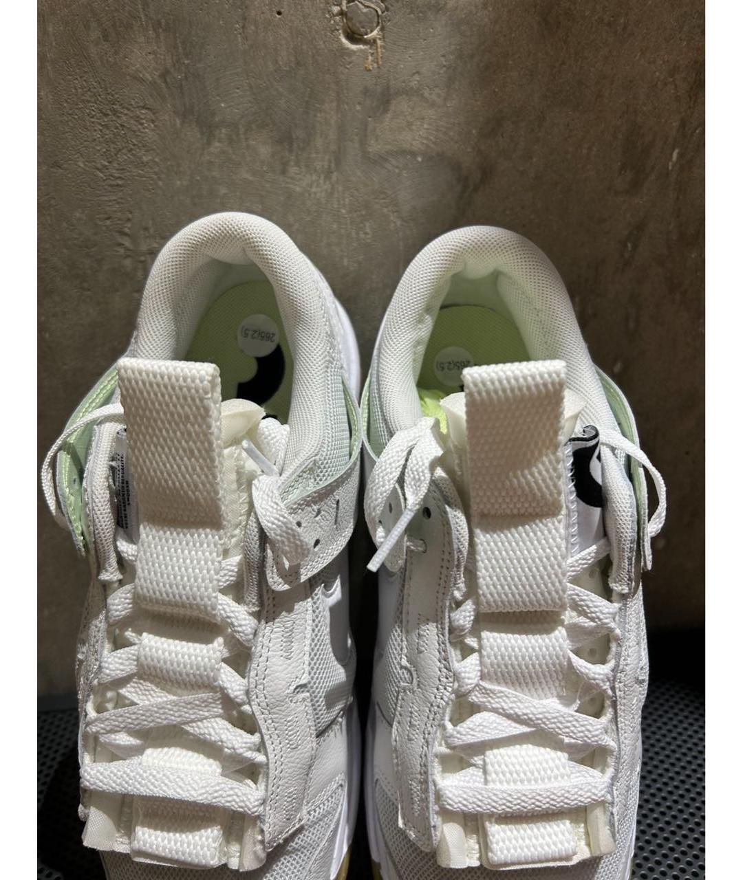 NIKE Белые кожаные низкие кроссовки / кеды, фото 3