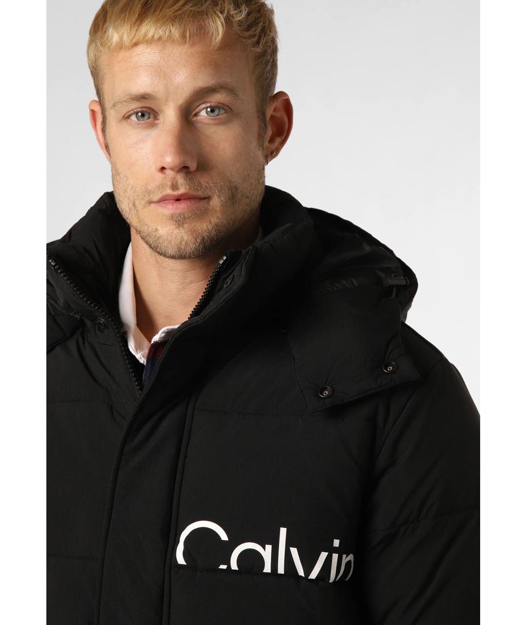 CALVIN KLEIN JEANS Черная полиамидовая куртка, фото 3