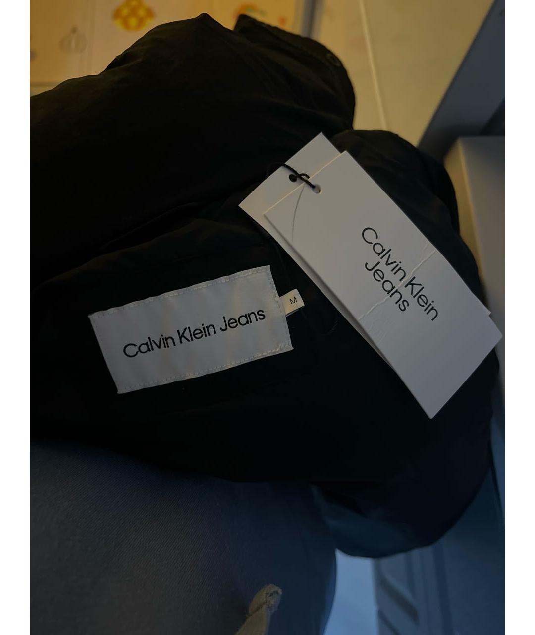 CALVIN KLEIN JEANS Черная полиамидовая куртка, фото 4