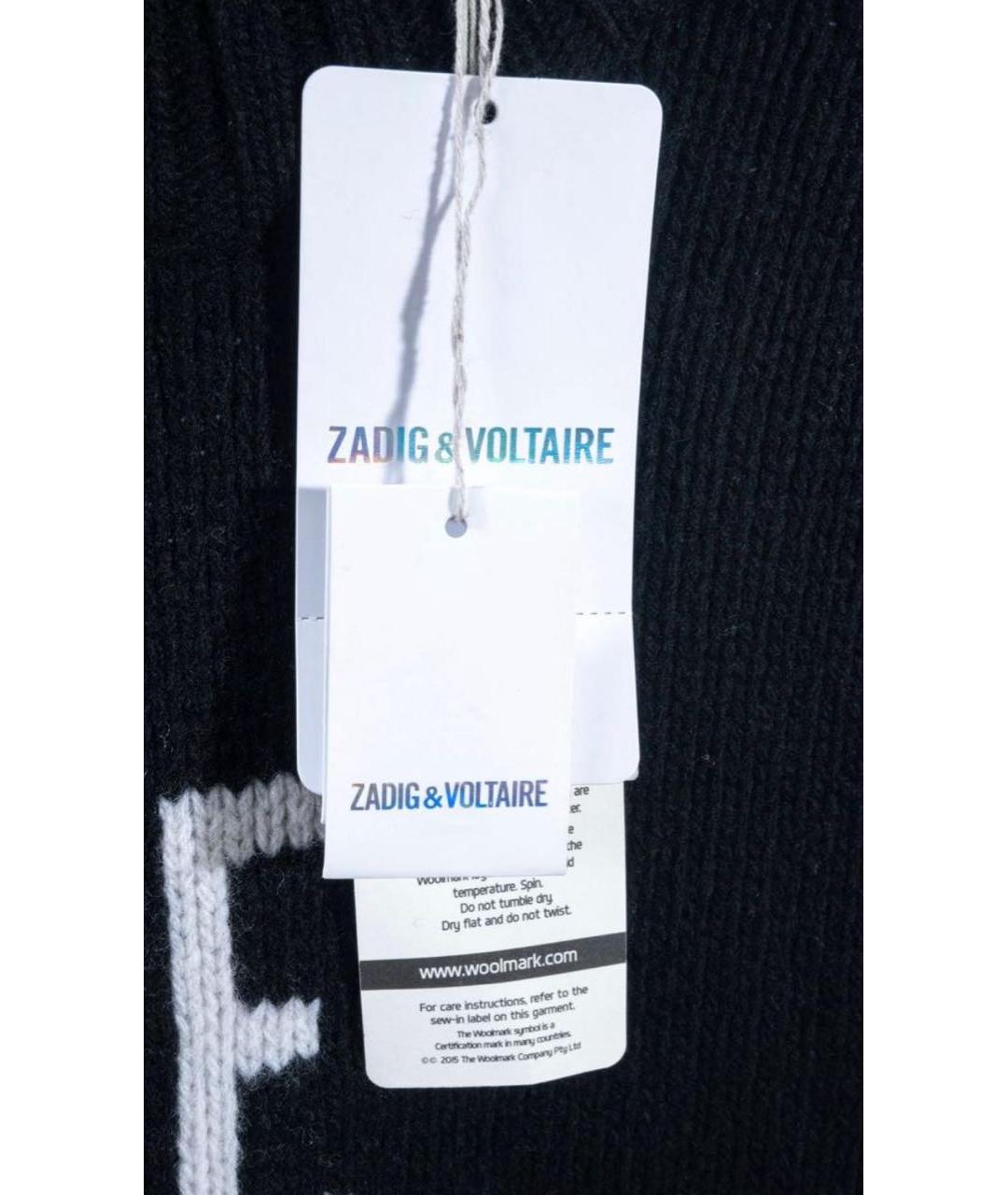 ZADIG & VOLTAIRE Черный джемпер / свитер, фото 3