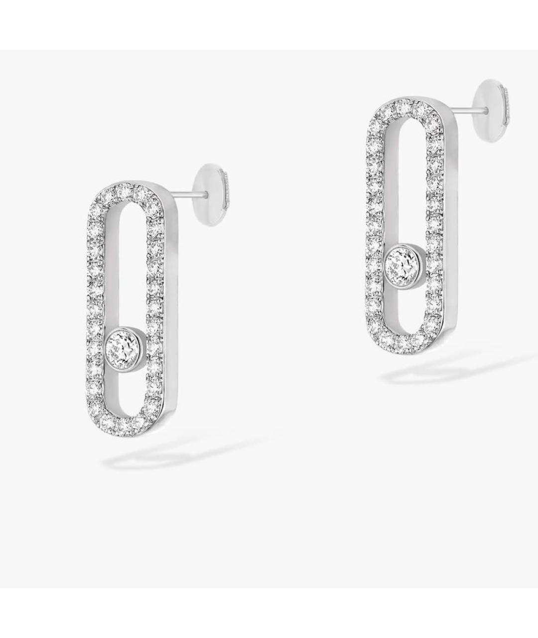 MESSIKA Золотые серьги из белого золота, фото 2