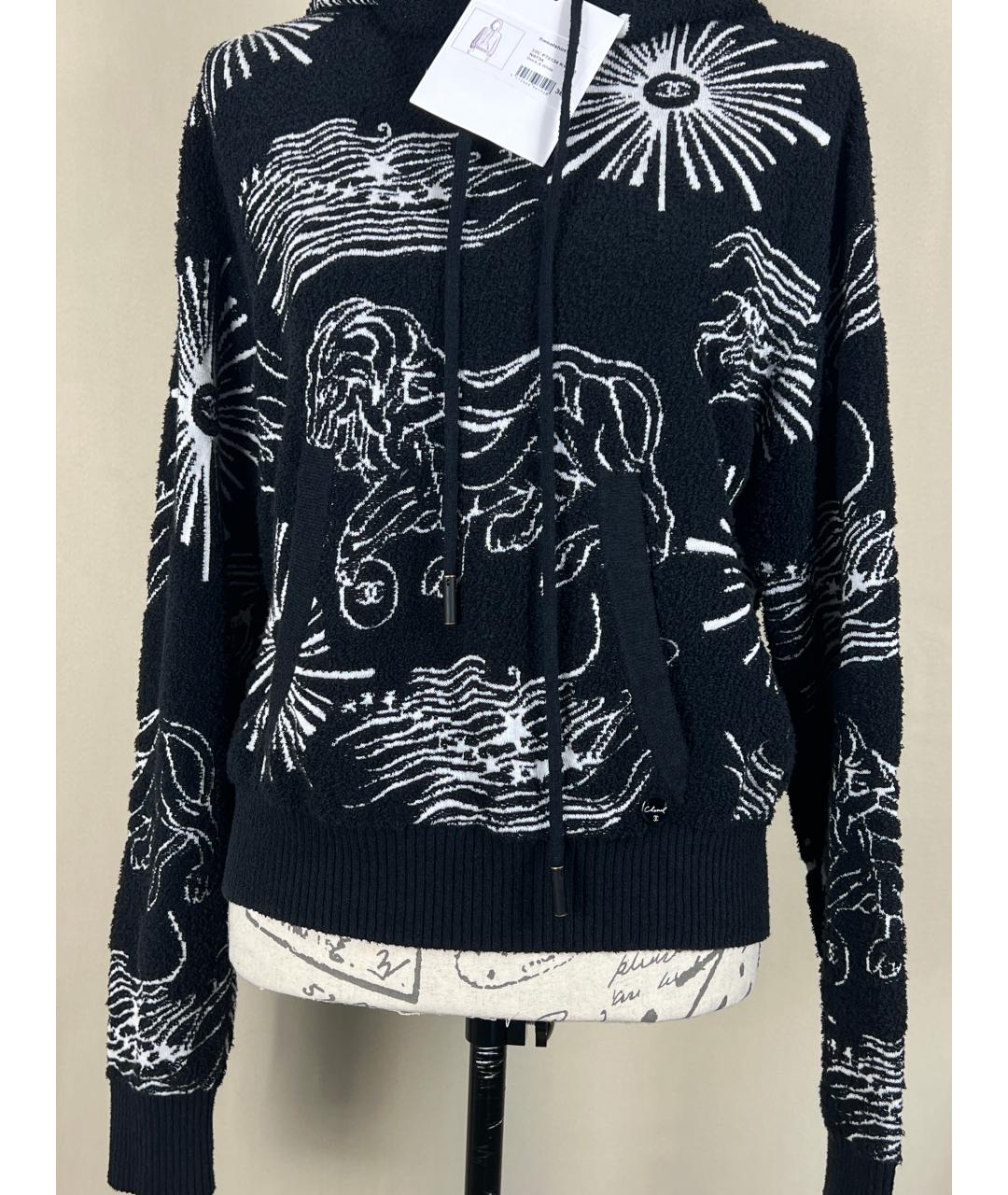 CHANEL PRE-OWNED Черный хлопковый джемпер / свитер, фото 7