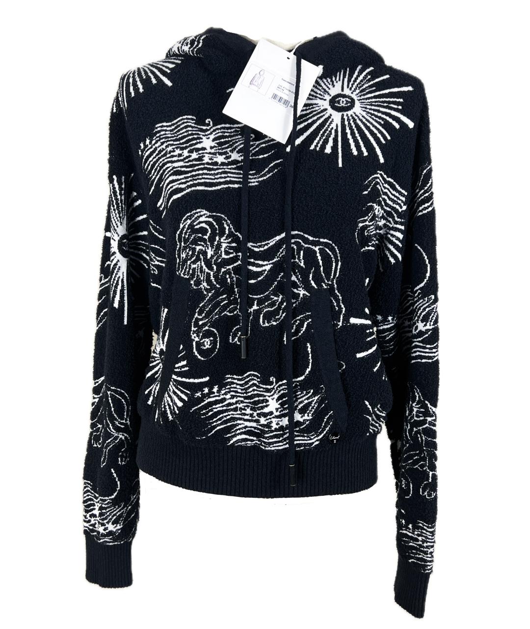CHANEL PRE-OWNED Черный хлопковый джемпер / свитер, фото 10