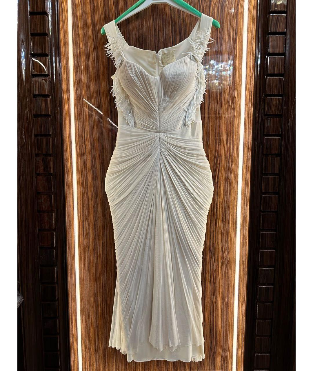 MARIA LUCIA HOHAN Белое вечернее платье, фото 9