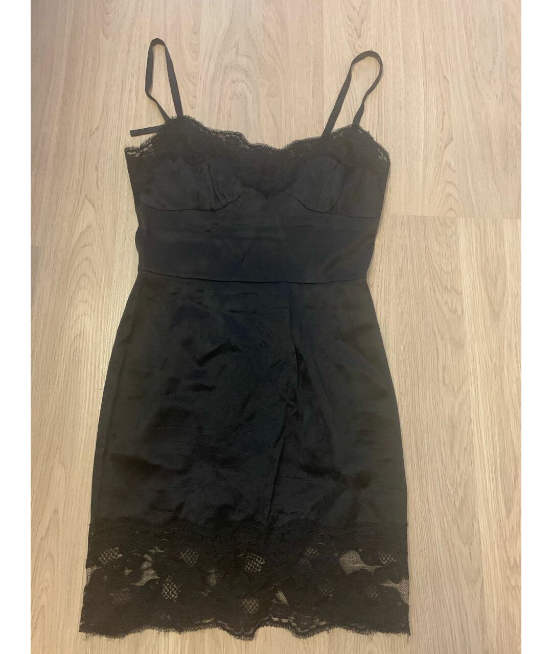 DOLCE&GABBANA Черное шелковое коктейльное платье, фото 4