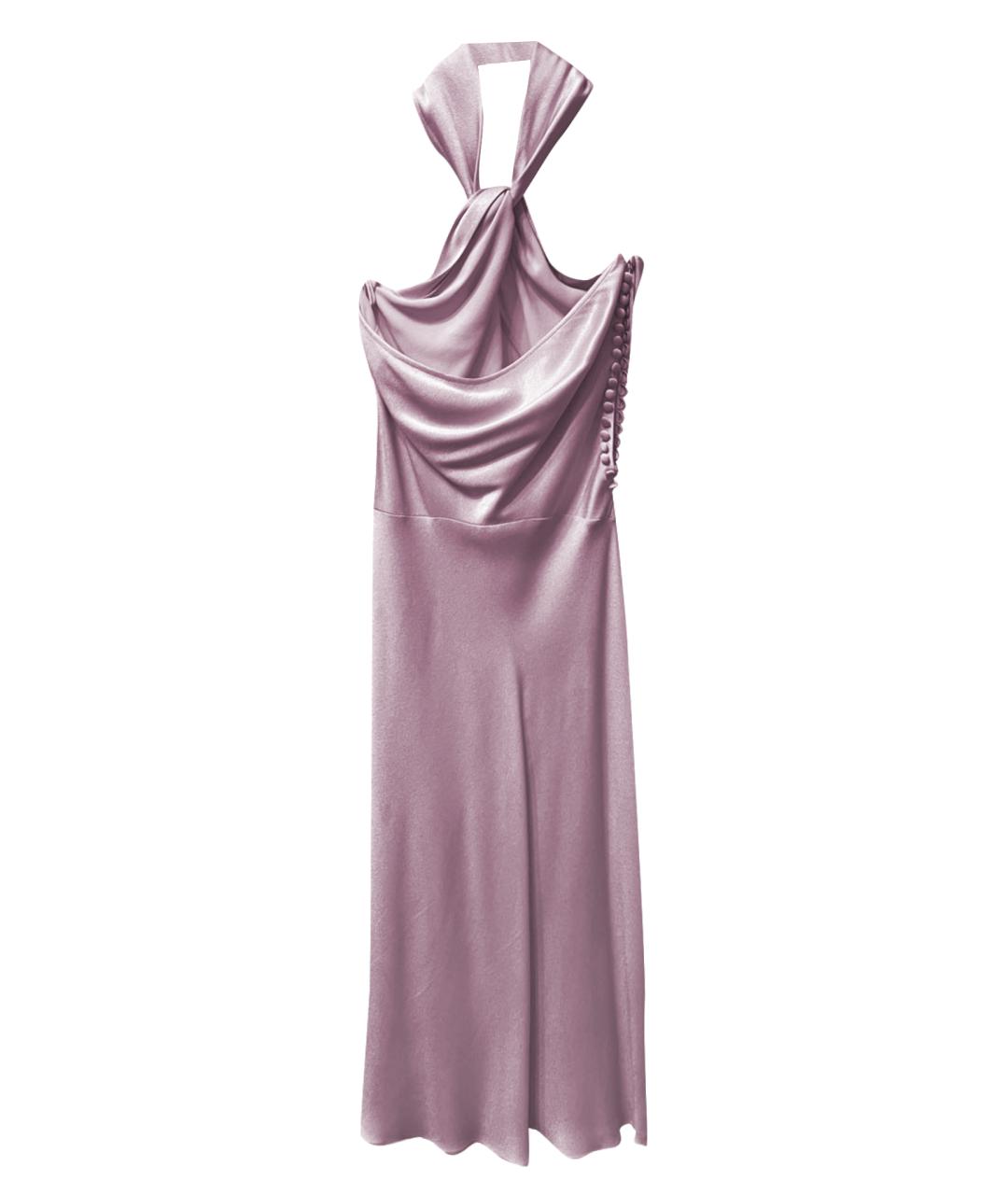 CHRISTIAN DIOR PRE-OWNED Коралловое шелковое коктейльное платье, фото 1
