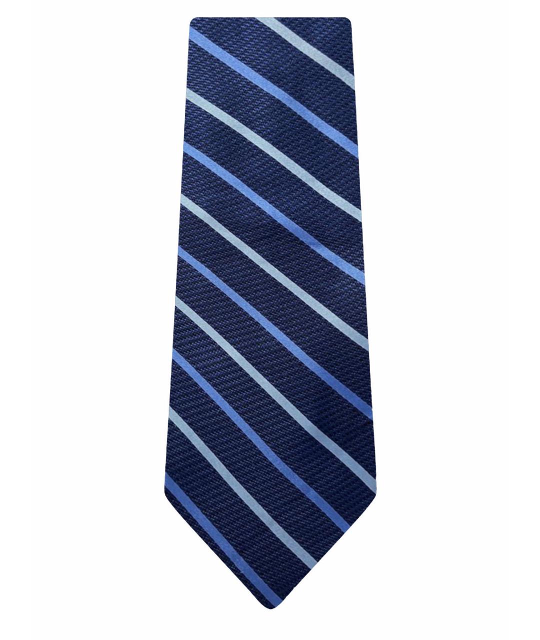 VALENTINO Синий шелковый галстук, фото 1