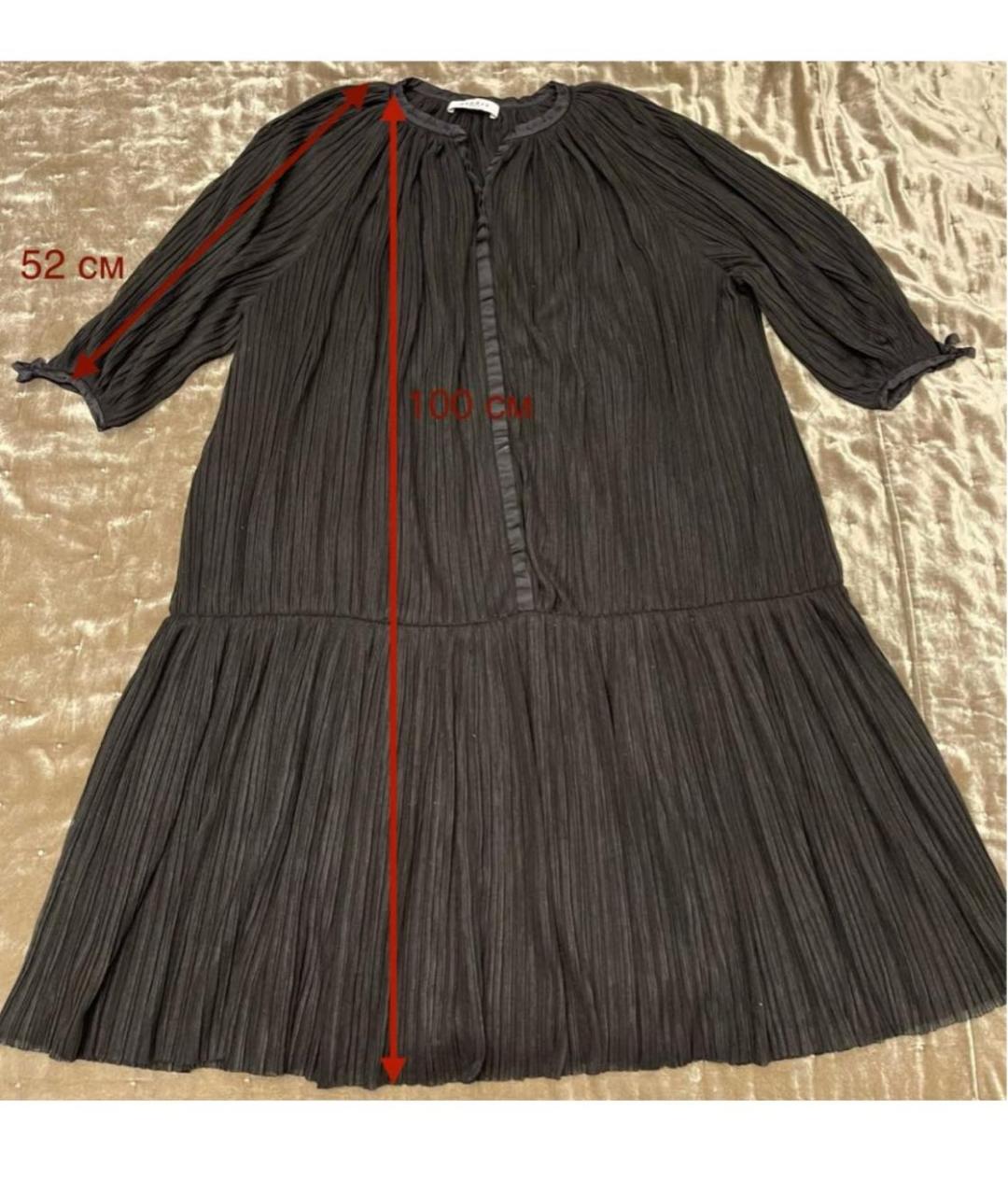 SANDRO Черное коктейльное платье, фото 3