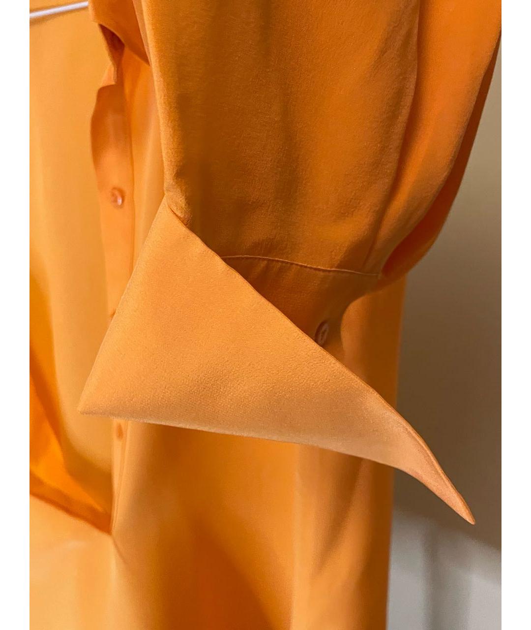 DOROTHEE SCHUMACHER Оранжевая шелковая рубашка, фото 4