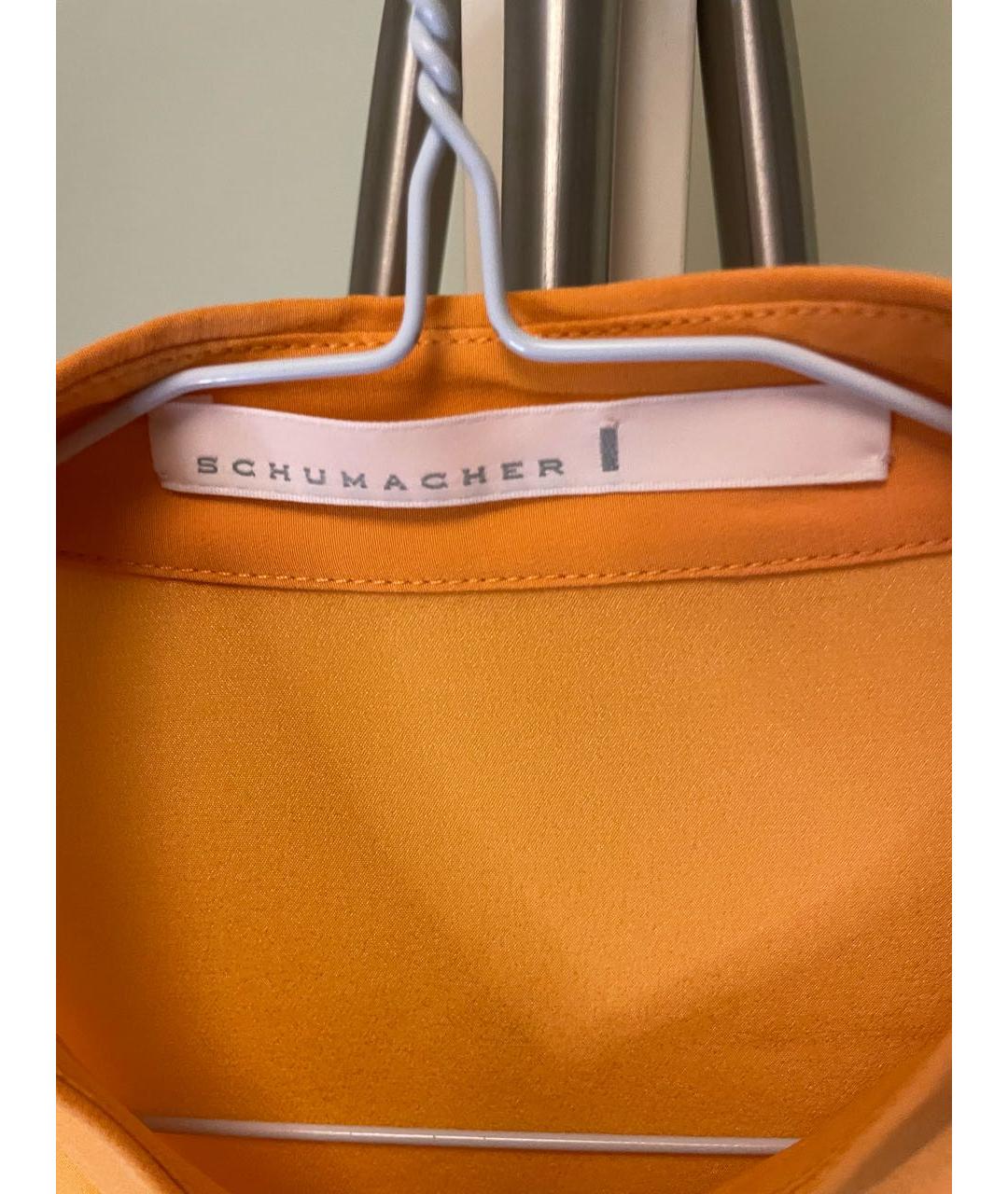 DOROTHEE SCHUMACHER Оранжевая шелковая рубашка, фото 3