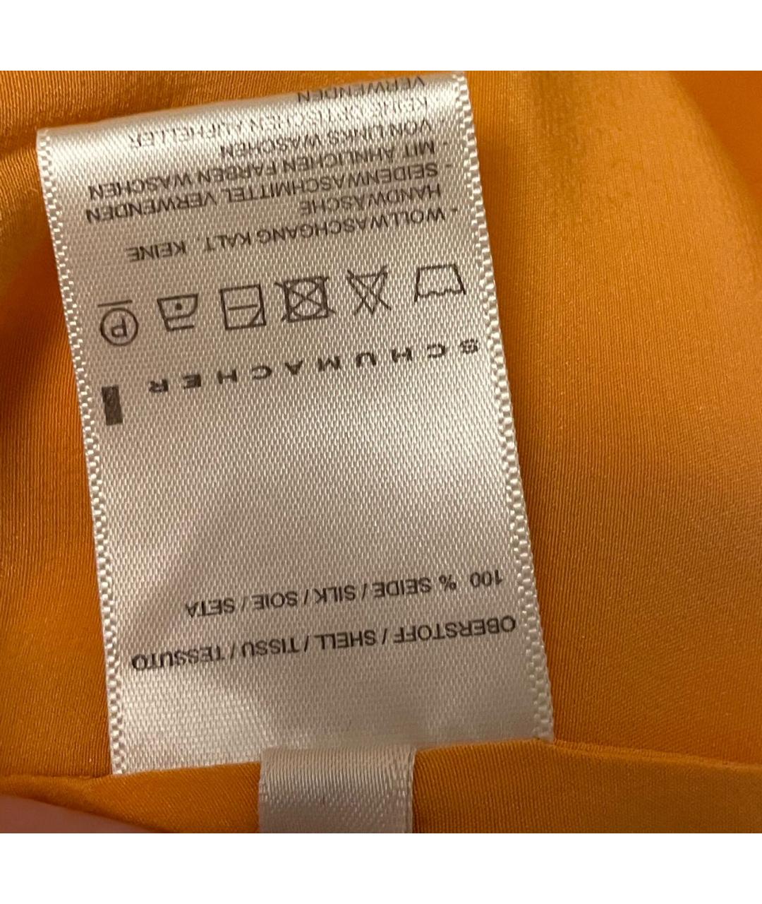 DOROTHEE SCHUMACHER Оранжевая шелковая рубашка, фото 6