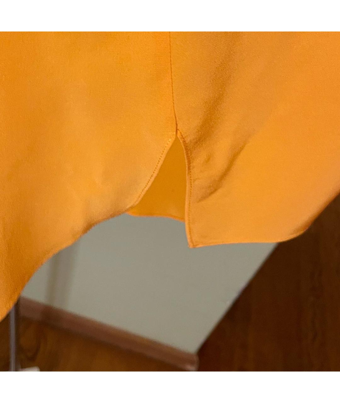 DOROTHEE SCHUMACHER Оранжевая шелковая рубашка, фото 8