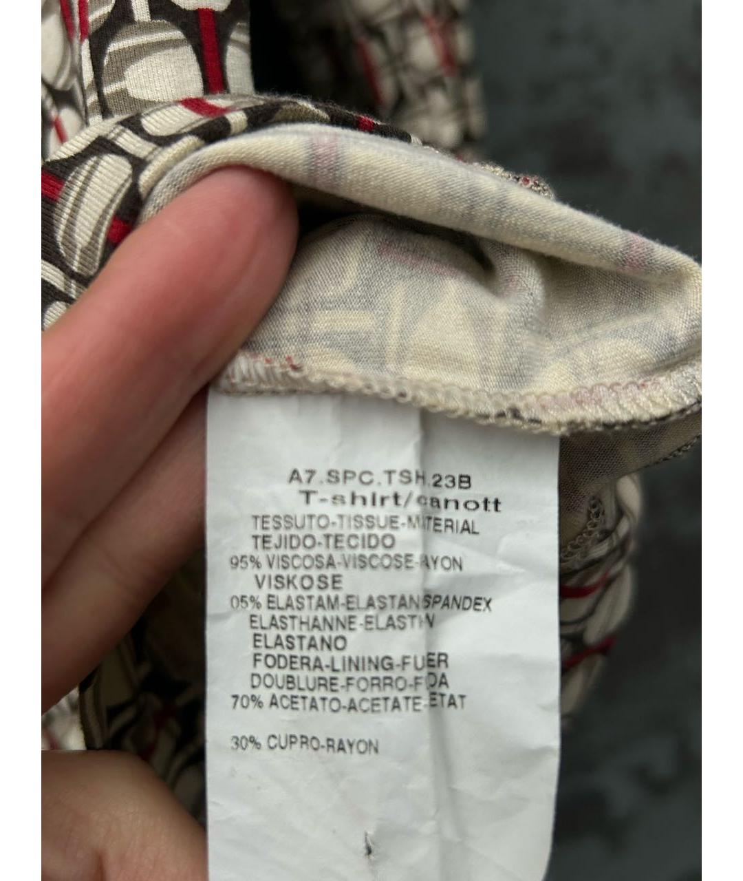 SPORT MAX CODE Коричневая вискозная блузы, фото 7