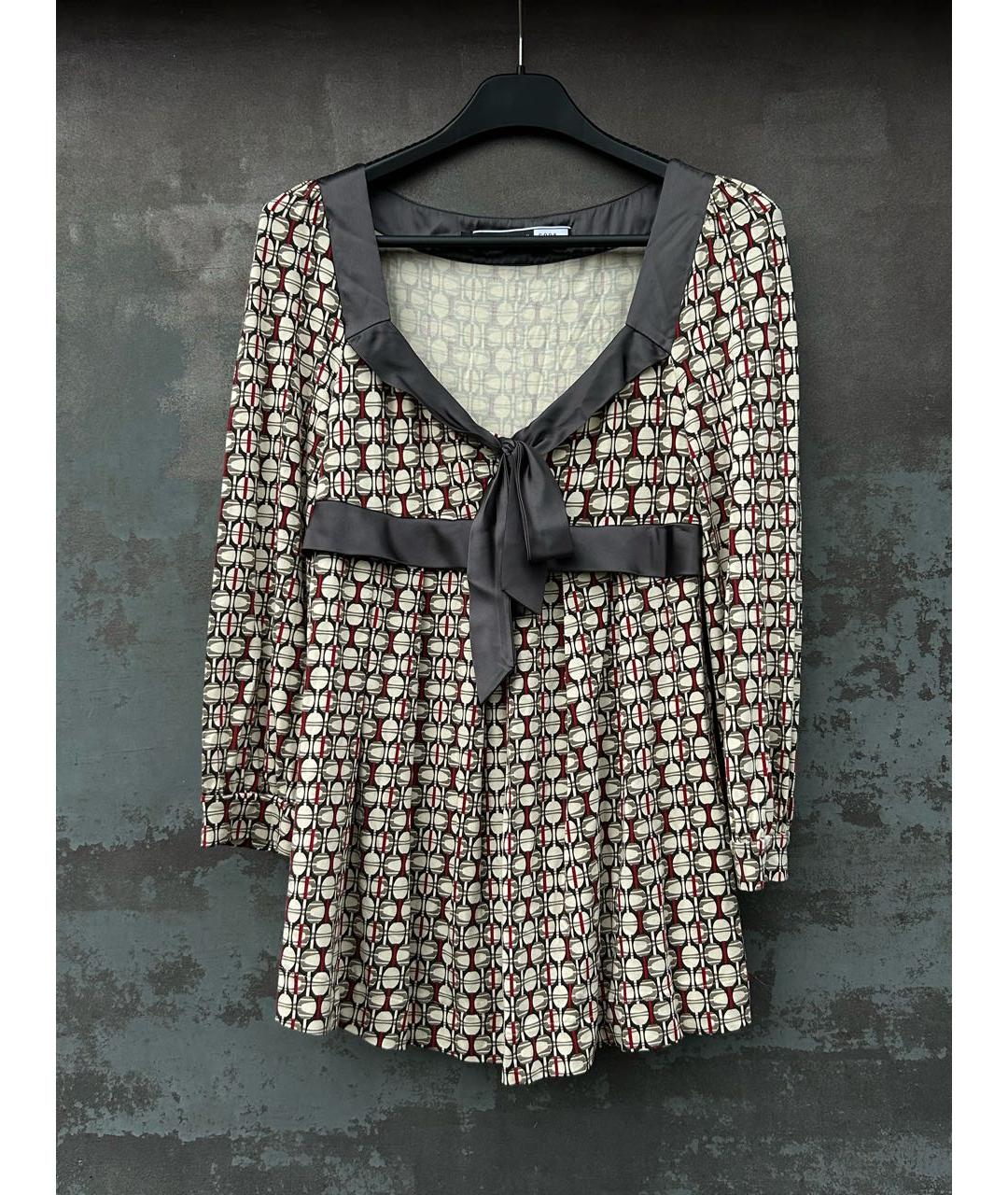 SPORT MAX CODE Коричневая вискозная блузы, фото 2