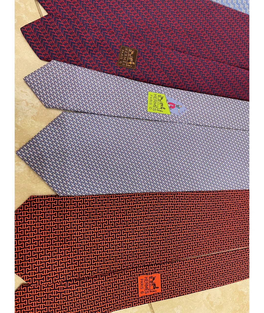 HERMES PRE-OWNED Шелковый галстук, фото 5