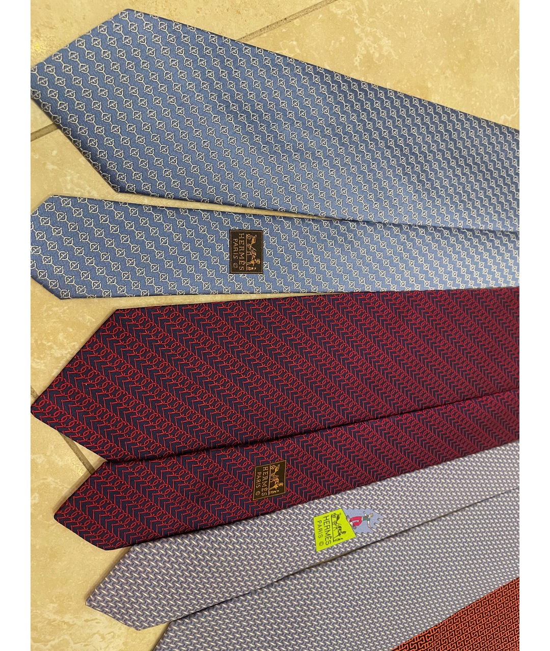 HERMES PRE-OWNED Шелковый галстук, фото 4