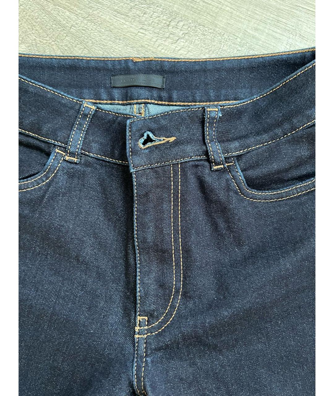 PRADA Темно-синие джинсы слим, фото 8