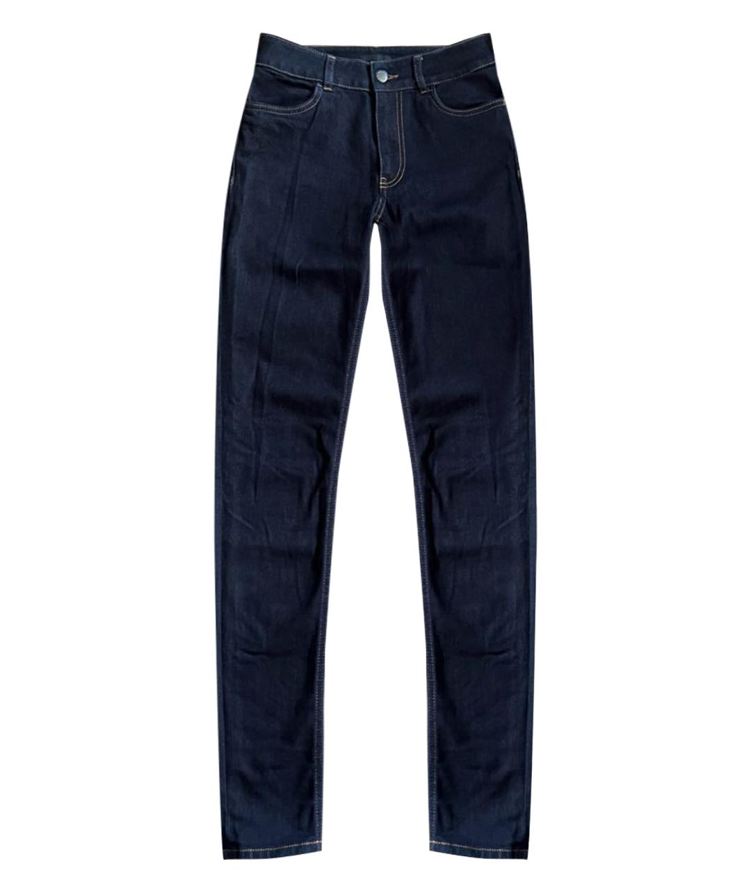 PRADA Темно-синие джинсы слим, фото 1