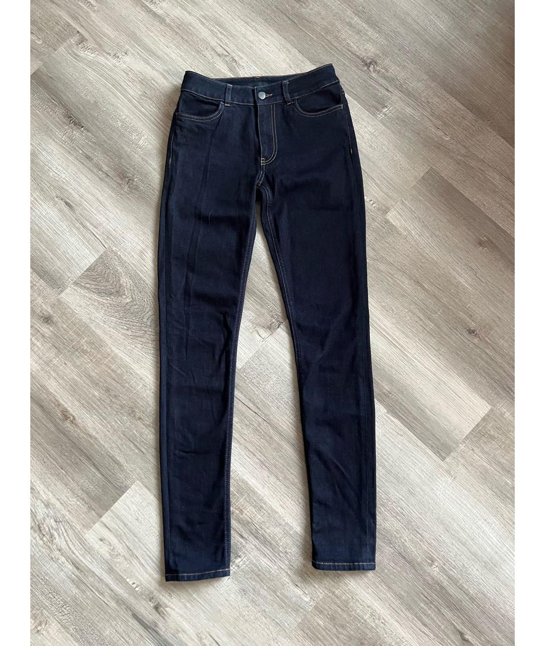 PRADA Темно-синие джинсы слим, фото 9