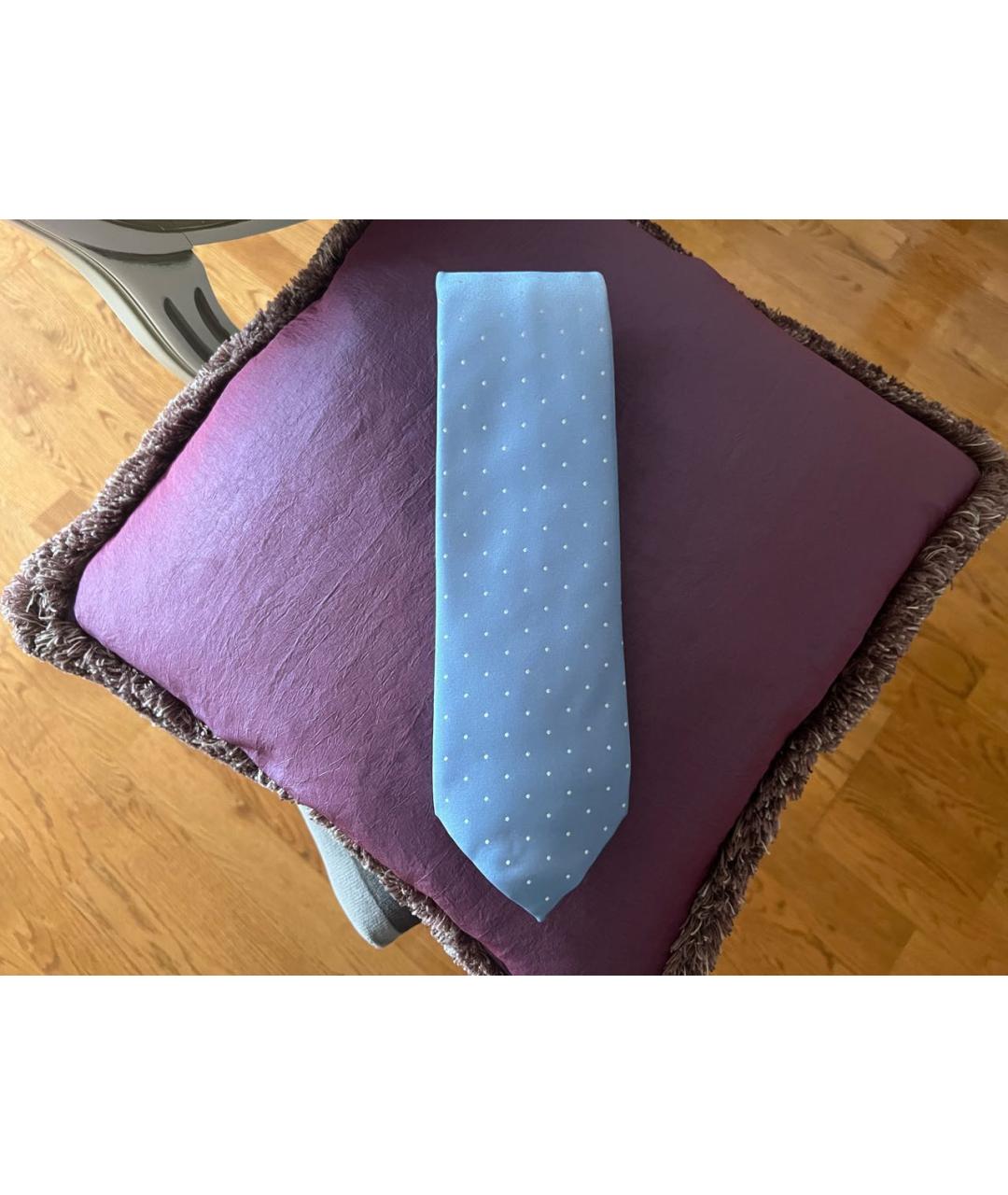 ISAIA Серый шелковый галстук, фото 5