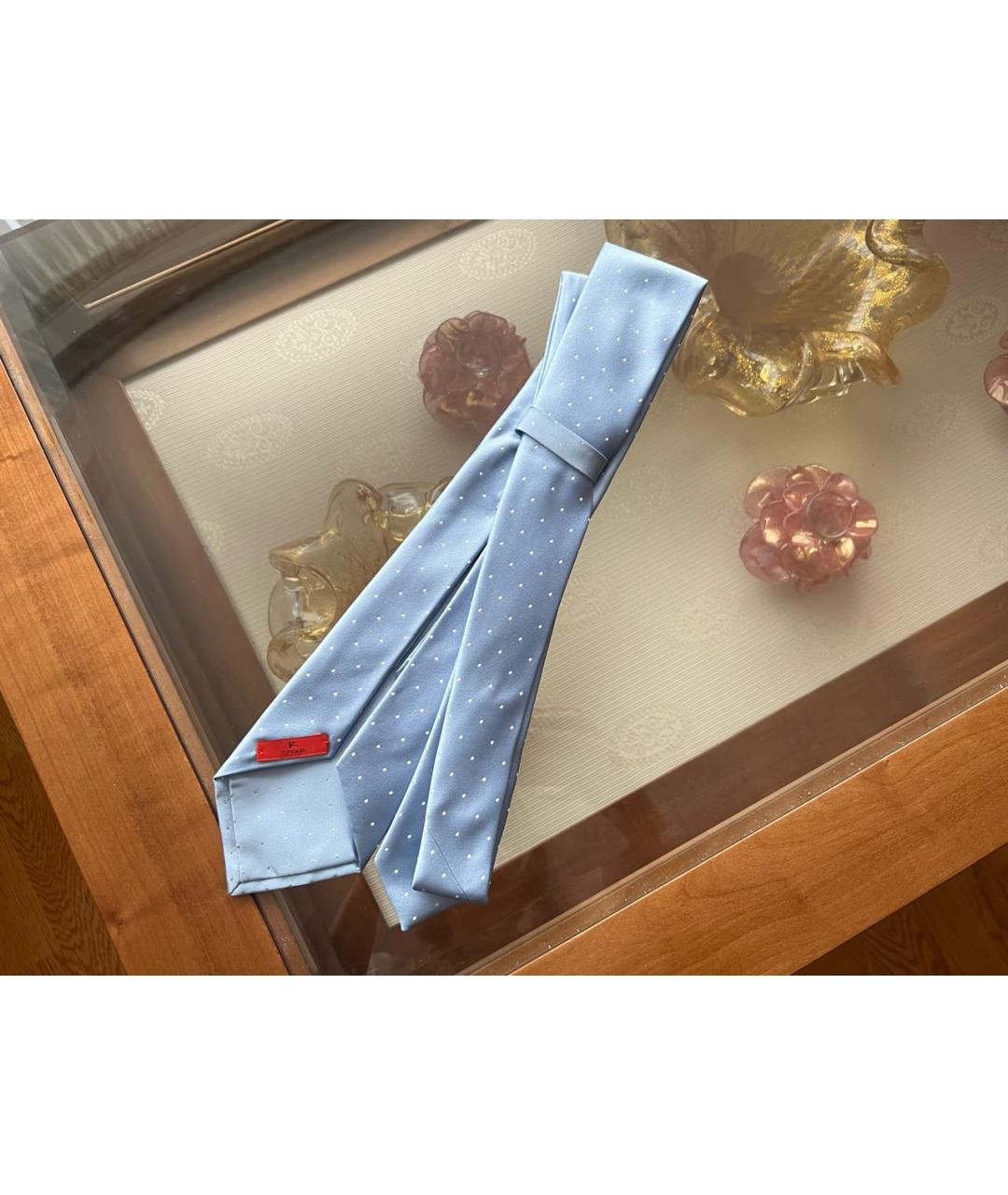 ISAIA Серый шелковый галстук, фото 3