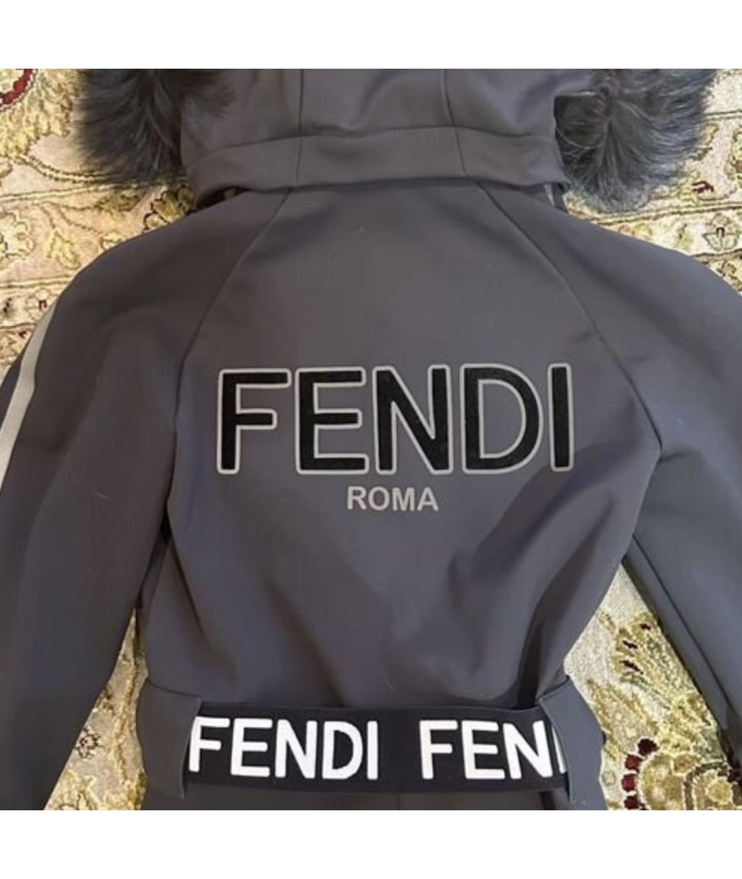 FENDI Антрацитовый комбинезон, фото 4
