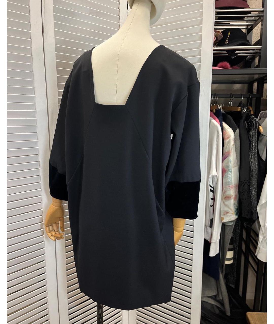 FRANKIE MORELLO Черное повседневное платье, фото 3