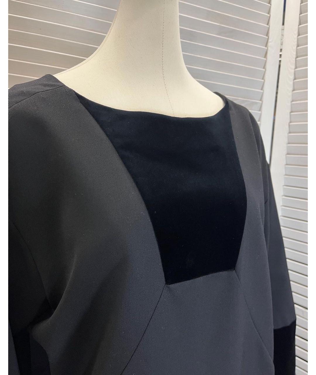 FRANKIE MORELLO Черное повседневное платье, фото 2