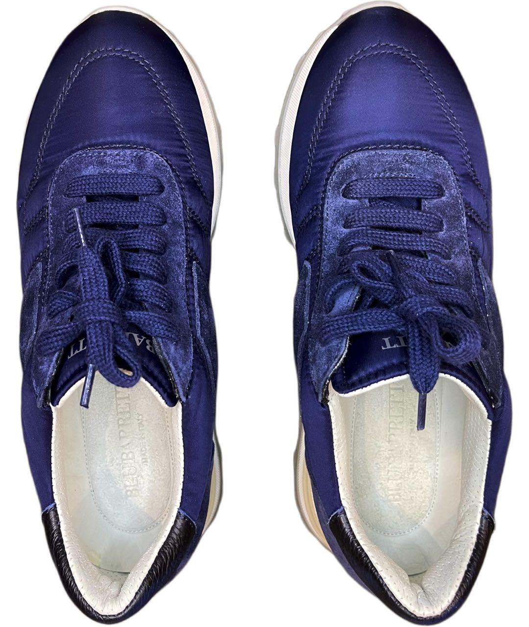 BARRETT Темно-синие низкие кроссовки / кеды, фото 3