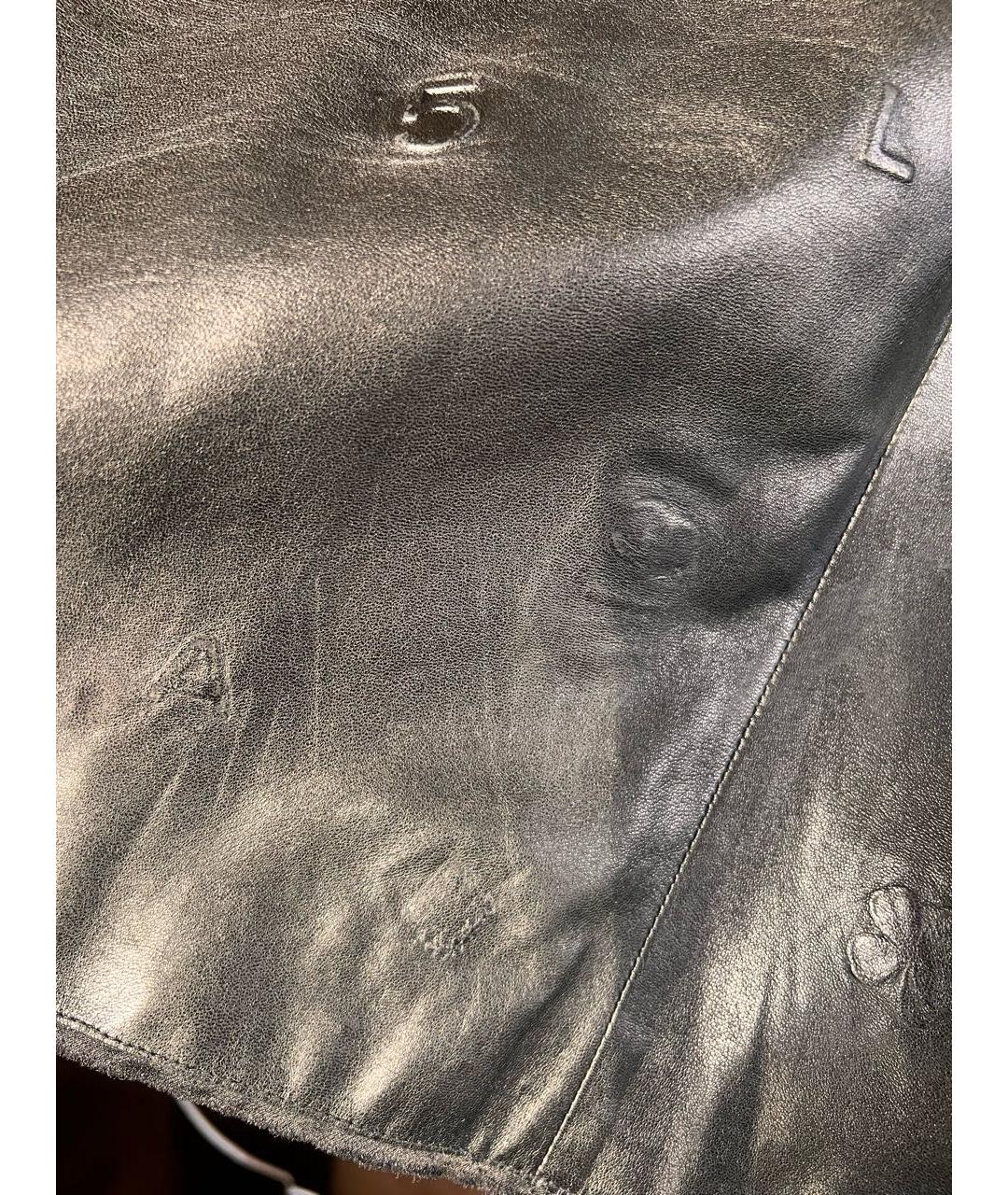 CHANEL PRE-OWNED Черное кожаное платье, фото 6