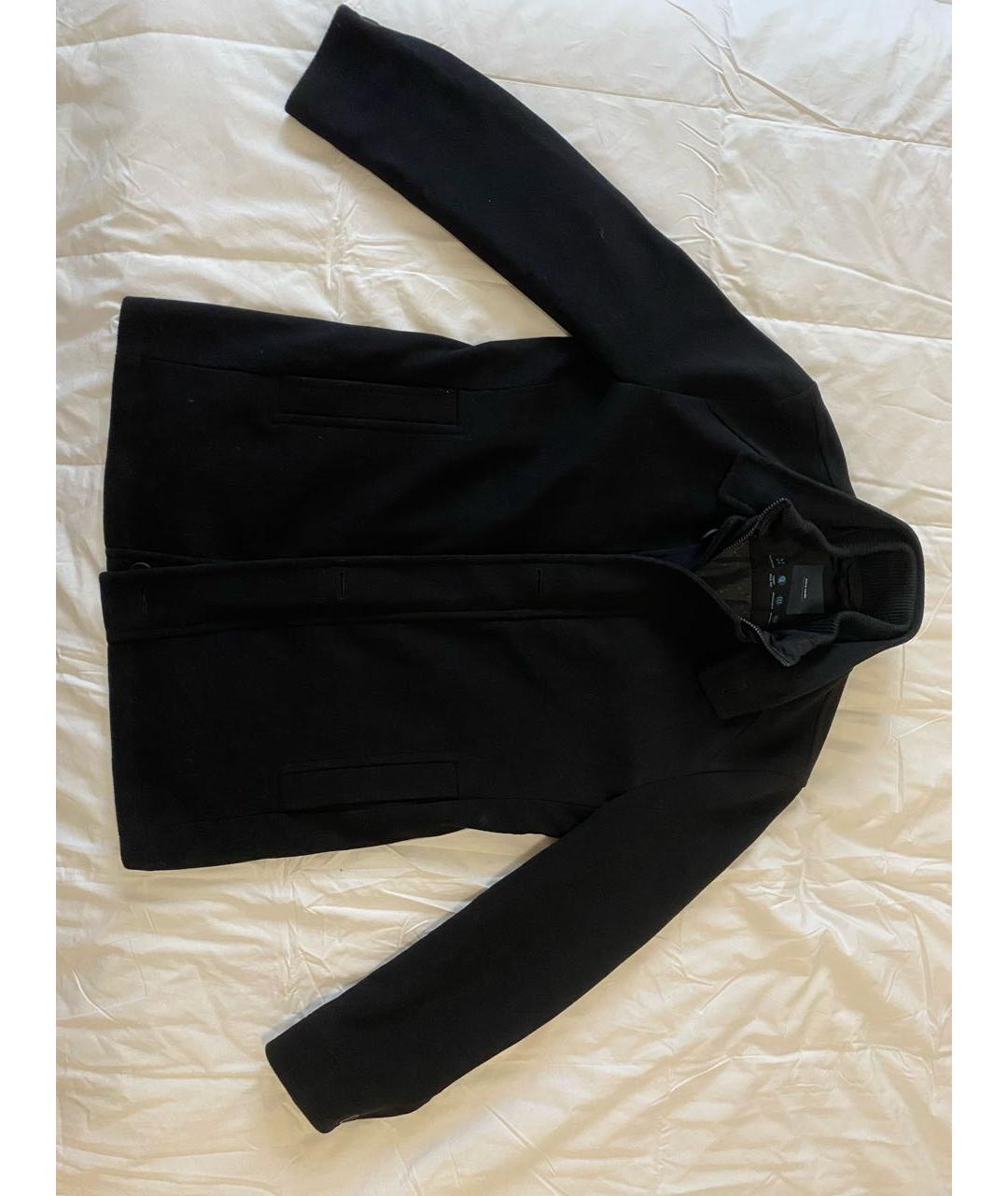PIERRE CARDIN Черное полиэстеровое пальто, фото 4