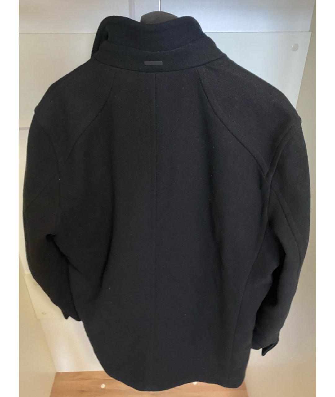 PIERRE CARDIN Черное полиэстеровое пальто, фото 2