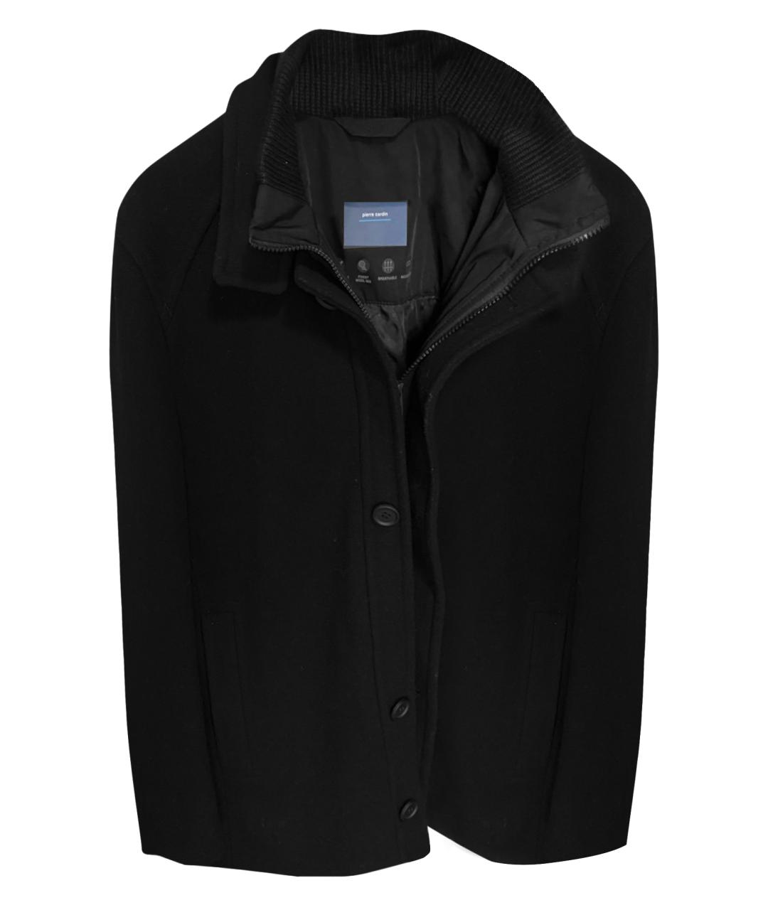 PIERRE CARDIN Черное полиэстеровое пальто, фото 1