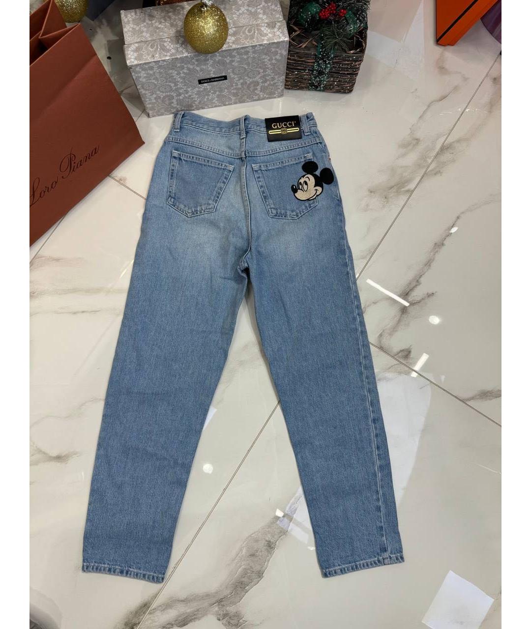 GUCCI Прямые джинсы, фото 2