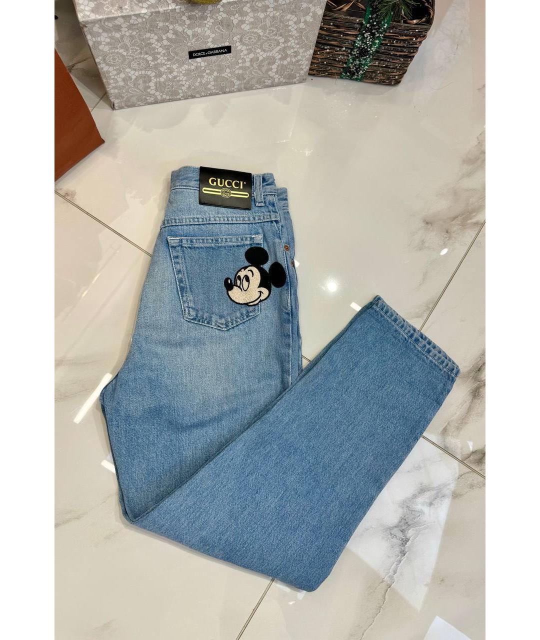 GUCCI Прямые джинсы, фото 5
