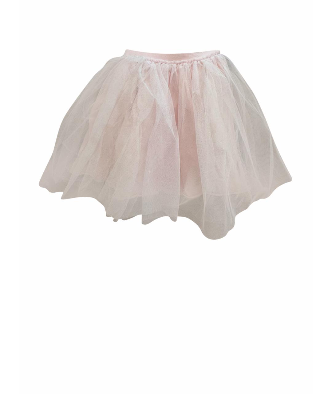IL GUFO Розовая синтетическая юбка, фото 1