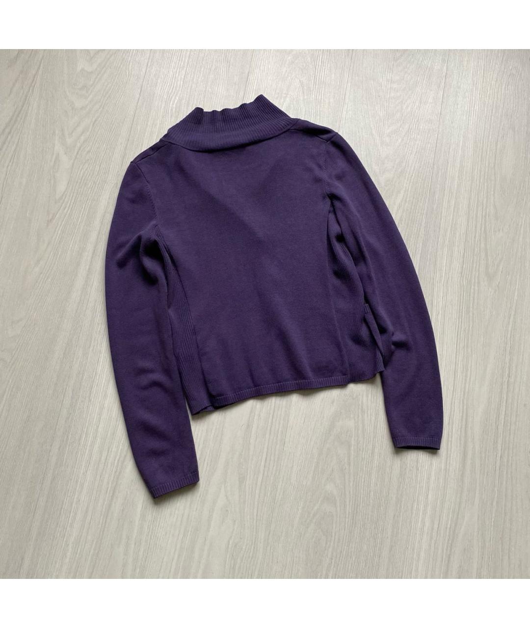 WEEKEND MAX MARA Фиолетовый хлопковый джемпер / свитер, фото 5