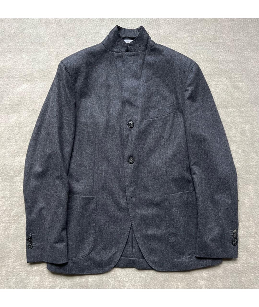 BOGLIOLI Серый шерстяной пиджак, фото 6