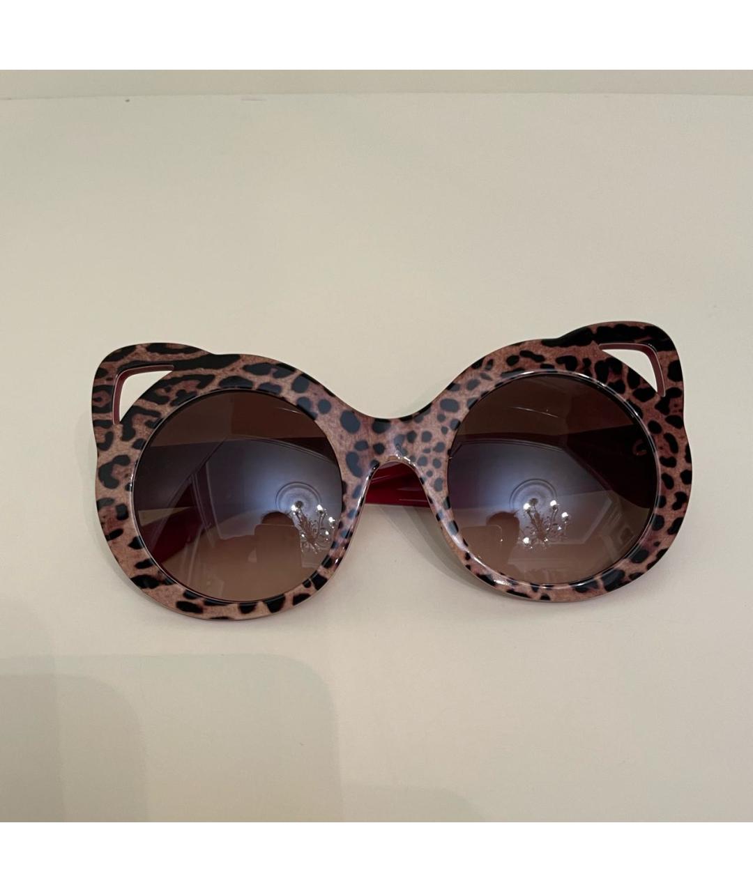 DOLCE&GABBANA Мульти пластиковые солнцезащитные очки, фото 4