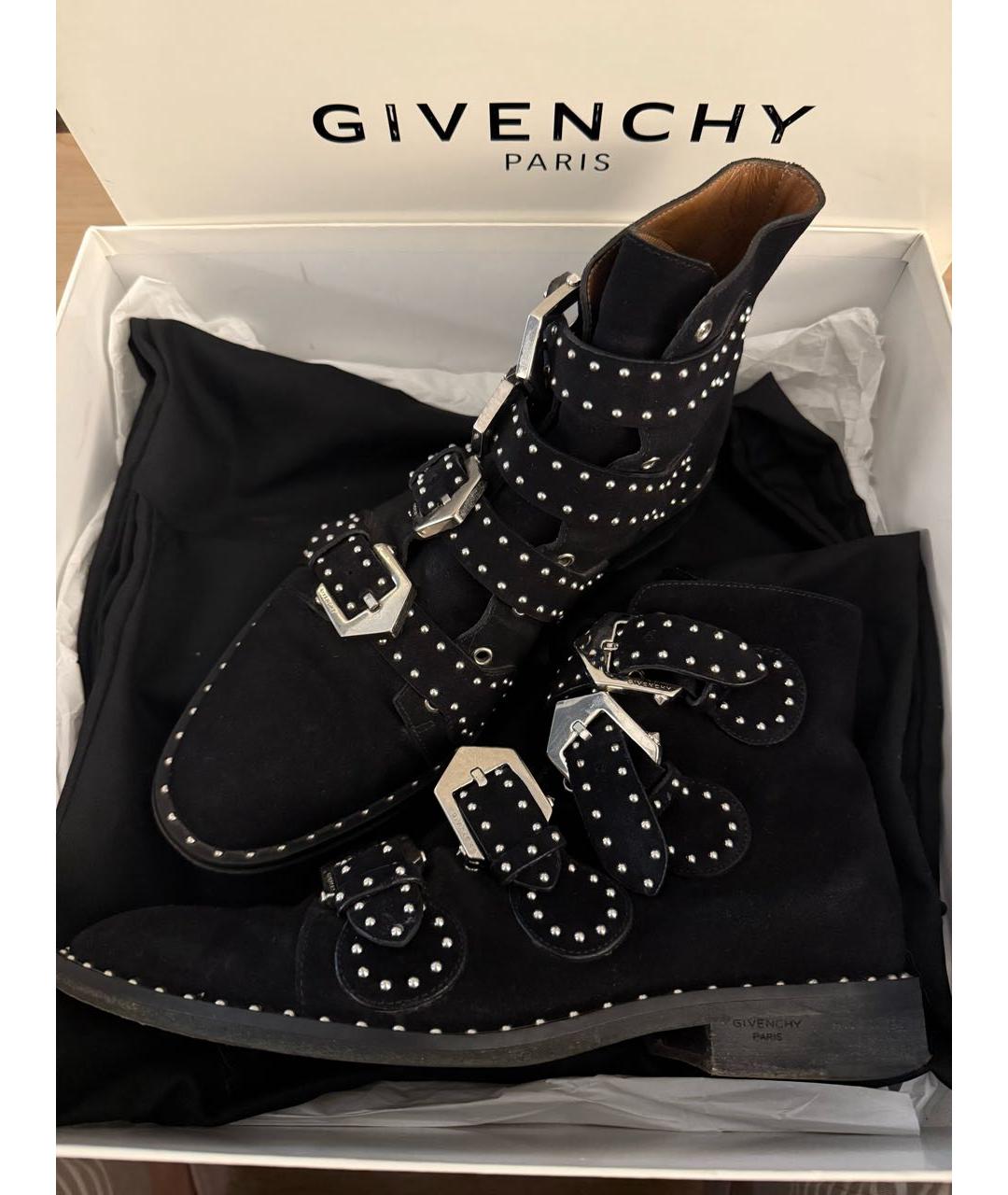 GIVENCHY Черные замшевые ботинки, фото 4