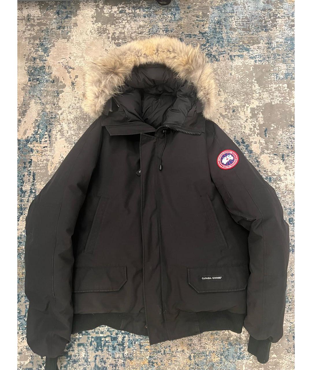 CANADA GOOSE Черная полиэстеровая куртка, фото 8