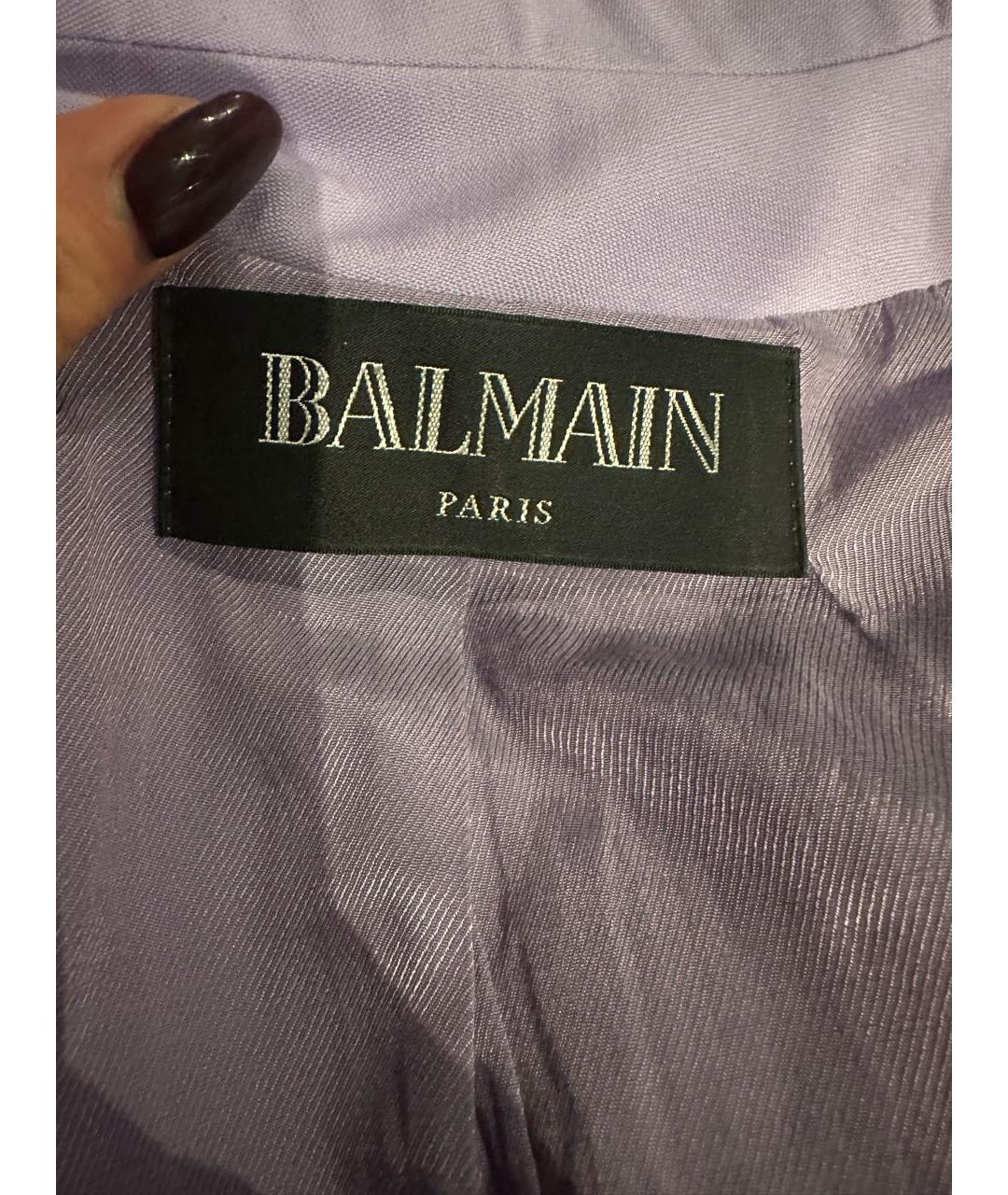 BALMAIN Фиолетовый костюм с юбками, фото 3