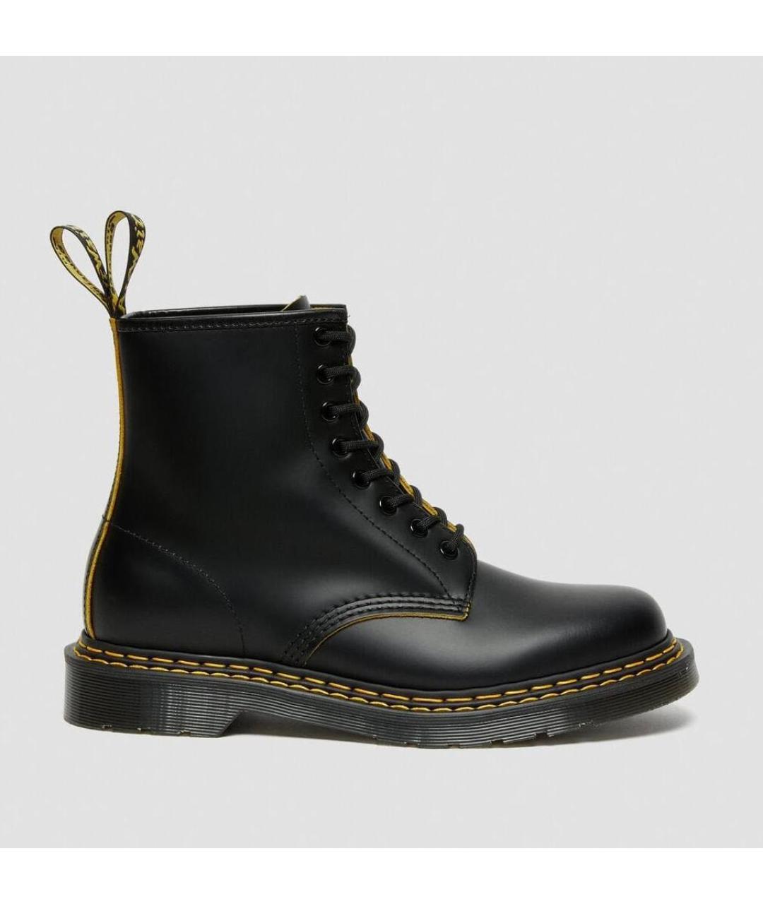 DR. MARTENS Черные кожаные ботинки, фото 7