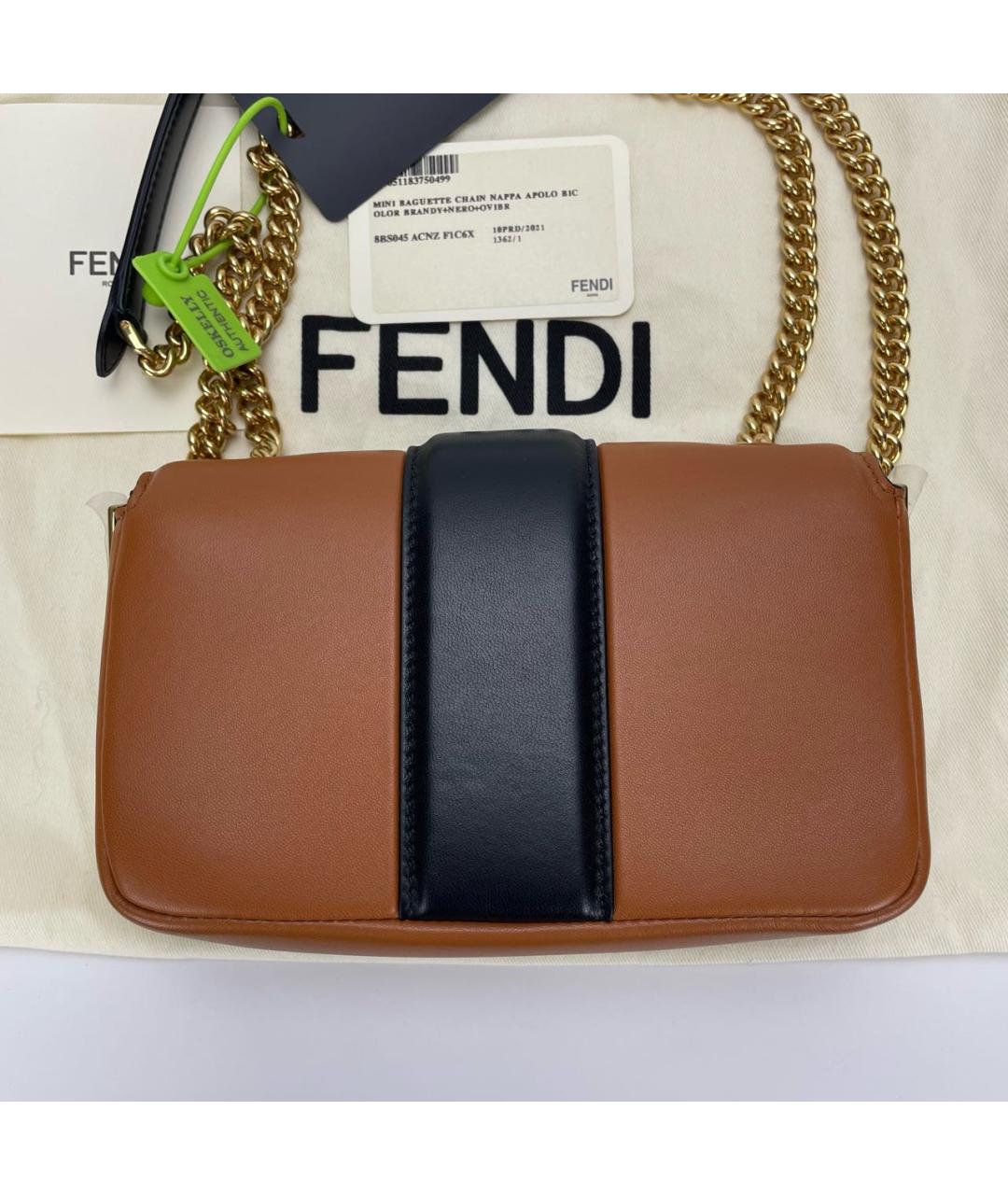 FENDI Мульти кожаная сумка через плечо, фото 3