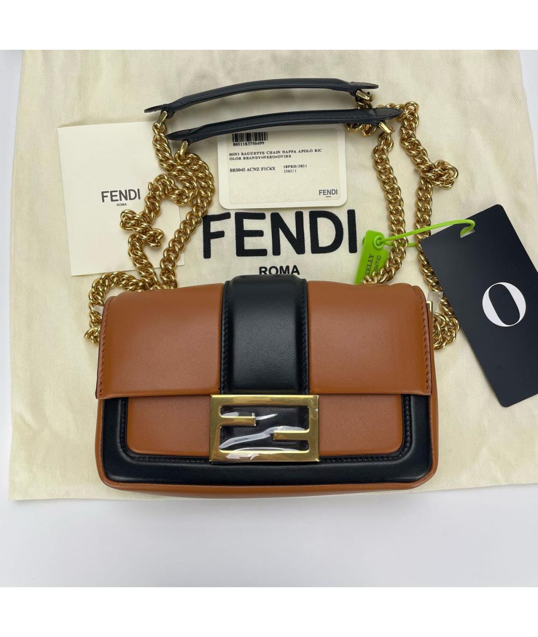 FENDI Мульти кожаная сумка через плечо, фото 2