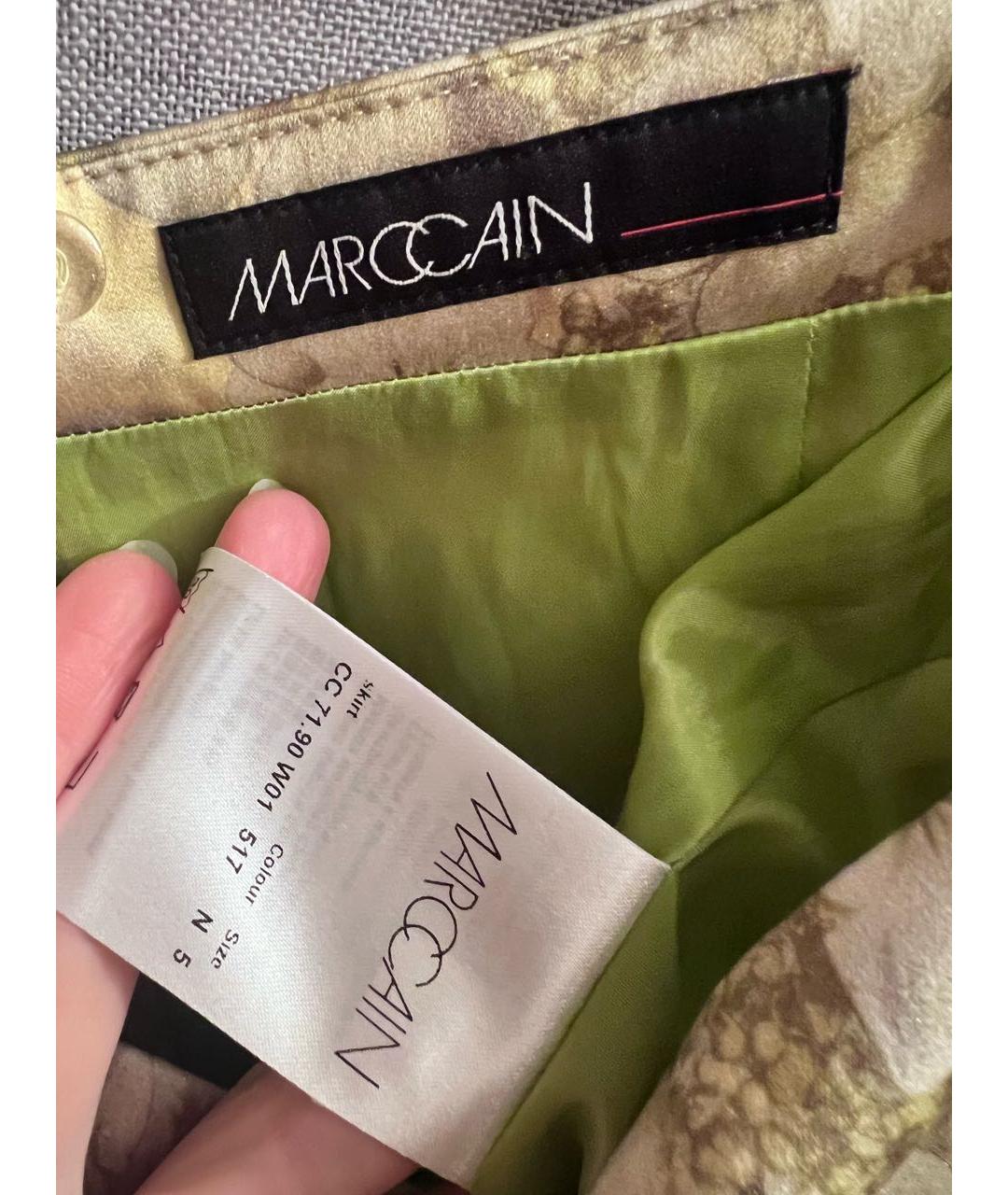MARC CAIN Зеленая юбка миди, фото 3