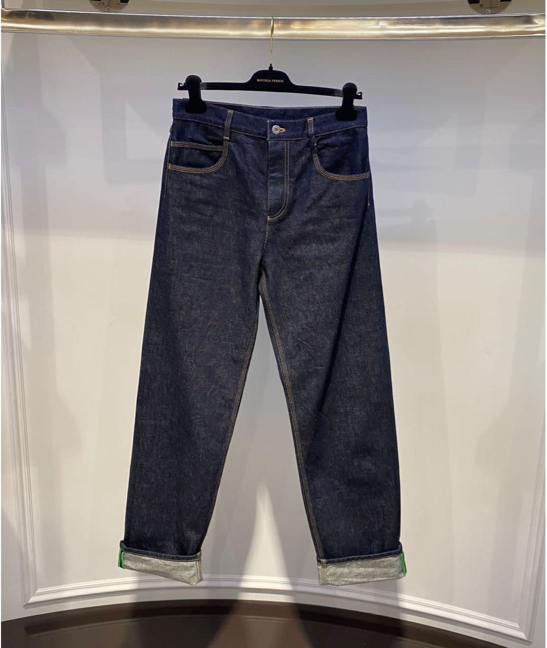 BOTTEGA VENETA Темно-синие прямые джинсы, фото 2